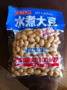 Cooked soy beans